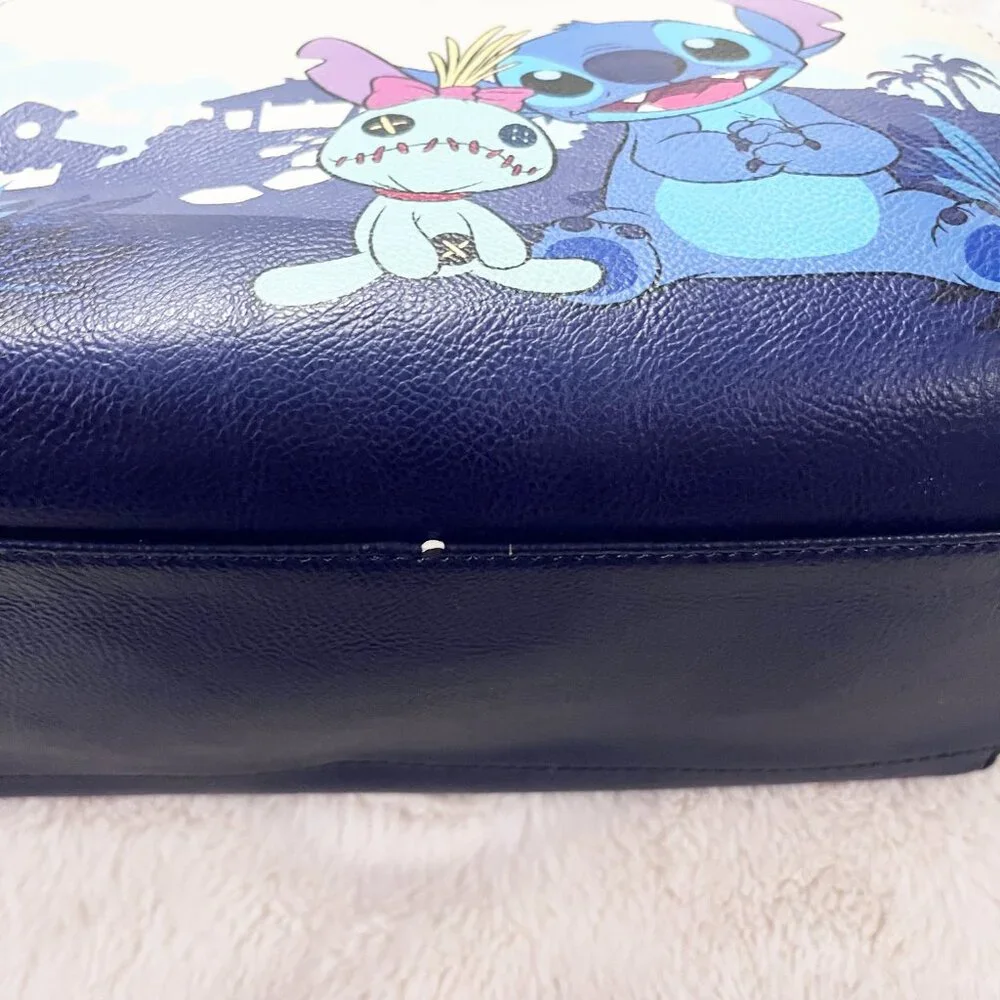 Loungefly Disney Lilo‎ And Stitch Dark Blue Satchel Bag